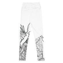 Load image into Gallery viewer, Black &amp; White Lizard Yoga Leggings
