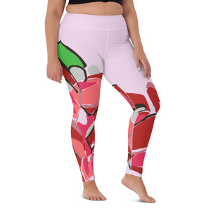 Selago Poinsettia Yoga Leggings