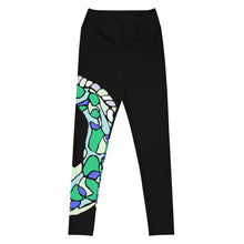 Load image into Gallery viewer, Black Snake Leggings
