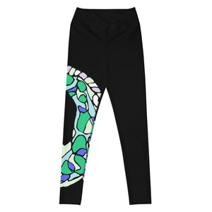 Black Snake Leggings