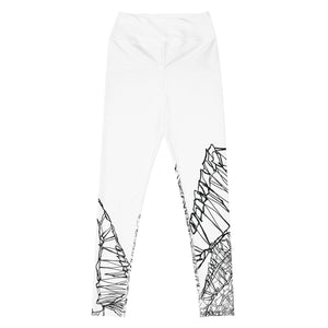 Black & White Lizard Yoga Leggings