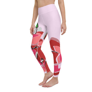 Selago Poinsettia Yoga Leggings