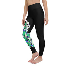 Load image into Gallery viewer, Black Snake Leggings
