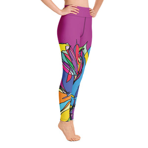 Zebra Color Pop Yoga Leggings