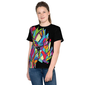 Zebra Youth crew neck t-shirt