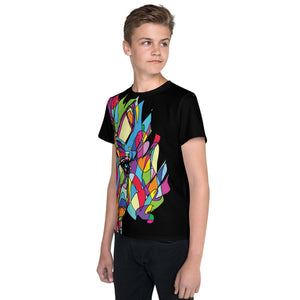 Zebra Youth crew neck t-shirt