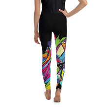 Load image into Gallery viewer, Zebra Youth Leggings
