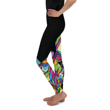 Load image into Gallery viewer, Zebra Youth Leggings
