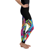 Load image into Gallery viewer, Zebra Youth Leggings
