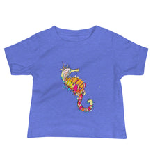 Load image into Gallery viewer, Seahorse Baby Jersey Short Sleeve Tee
