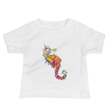 Load image into Gallery viewer, Seahorse Baby Jersey Short Sleeve Tee
