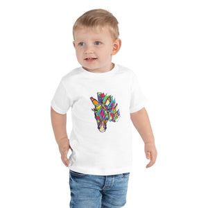 Zebra Toddler Short Sleeve Tee