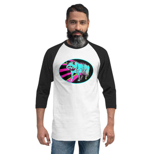 Steppin' Out 3/4 sleeve raglan shirt