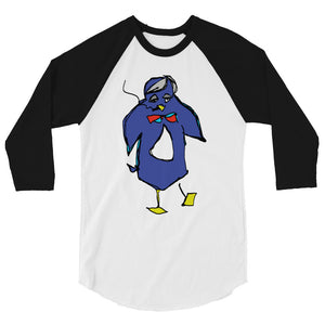 TD Penguin 3/4 sleeve raglan shirt