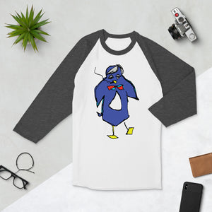 TD Penguin 3/4 sleeve raglan shirt