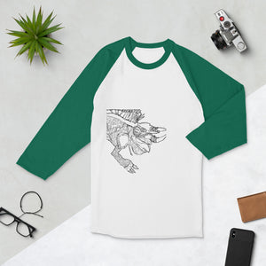 KL Lizard 3/4 sleeve raglan shirt