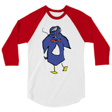 Load image into Gallery viewer, TD Penguin 3/4 sleeve raglan shirt
