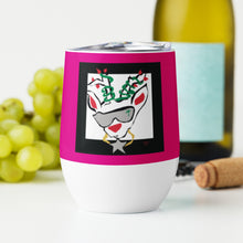 Load image into Gallery viewer, Pink Run Deer MC Wine tumbler
