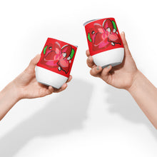 Load image into Gallery viewer, Red Poinsettia Wine tumbler
