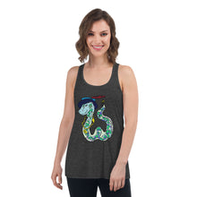 Load image into Gallery viewer, Snake Women&#39;s Flowy Racerback Tank
