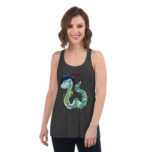 Snake Women's Flowy Racerback Tank