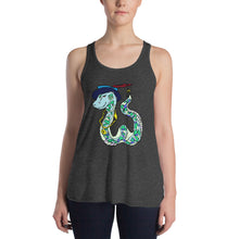 Load image into Gallery viewer, Snake Women&#39;s Flowy Racerback Tank
