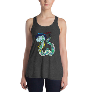 Snake Women's Flowy Racerback Tank