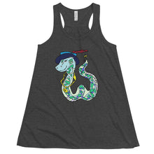 Load image into Gallery viewer, Snake Women&#39;s Flowy Racerback Tank
