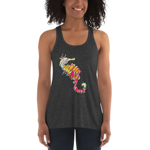 Seahorse Women's Flowy Racerback Tank