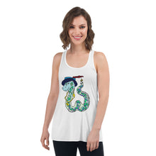 Load image into Gallery viewer, Snake Women&#39;s Flowy Racerback Tank
