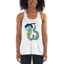 Load image into Gallery viewer, Snake Women&#39;s Flowy Racerback Tank
