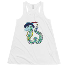 Load image into Gallery viewer, Snake Women&#39;s Flowy Racerback Tank
