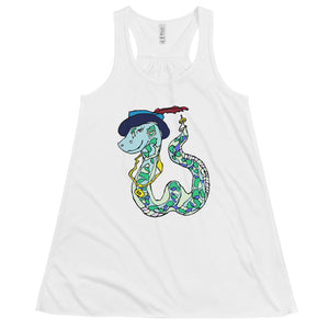 Snake Women's Flowy Racerback Tank