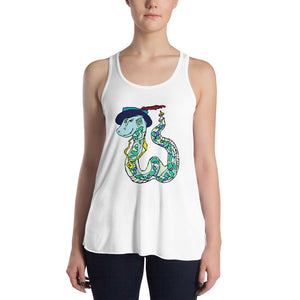 Snake Women's Flowy Racerback Tank