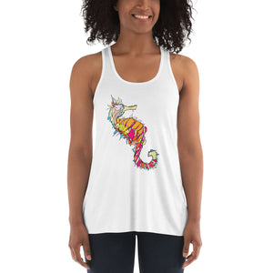 Seahorse Women's Flowy Racerback Tank