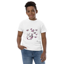 Load image into Gallery viewer, Love Bunny Youth jersey t-shirt
