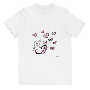 Love Bunny Youth jersey t-shirt