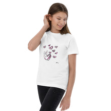 Load image into Gallery viewer, Love Bunny Youth jersey t-shirt
